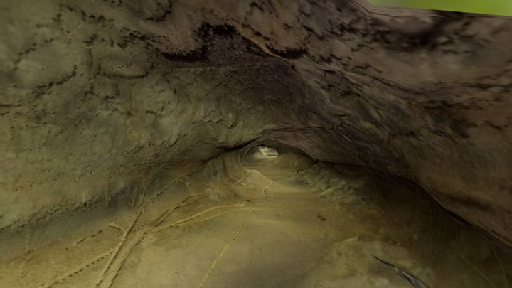 Masaya Volcano Nicaragua - Bat Cave Lava Tube 3D Model