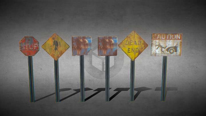 sign pack – Free 3D Model STL