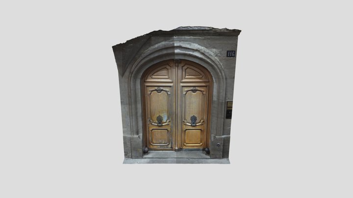 Parisien Door 3D Model