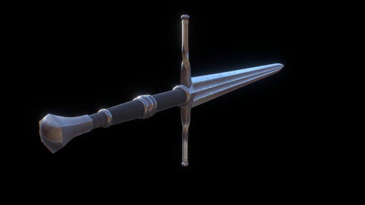 Sword Witcher 3D Model