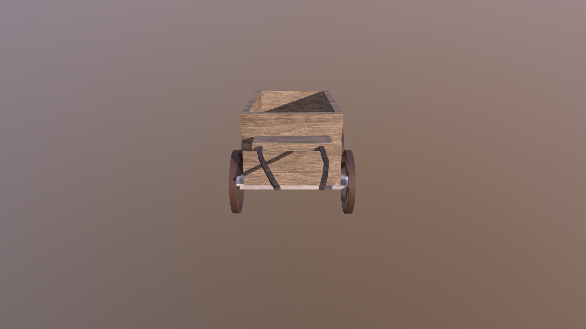 Wagon- Game Object #1 (Textured) - 3D model by Sam Barrizonte ...