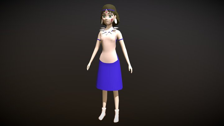 Princesa Mononoke 3D Model