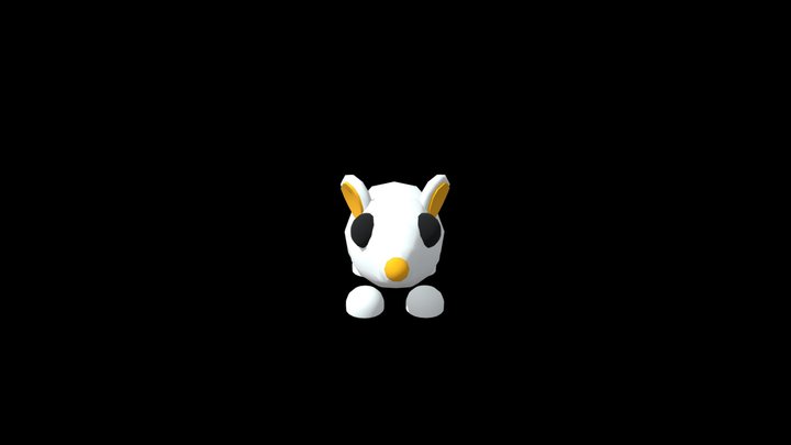 Adopt Me Golden Rat 3D Model