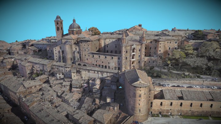 Ducal palace, Urbino, Italy 3D Model