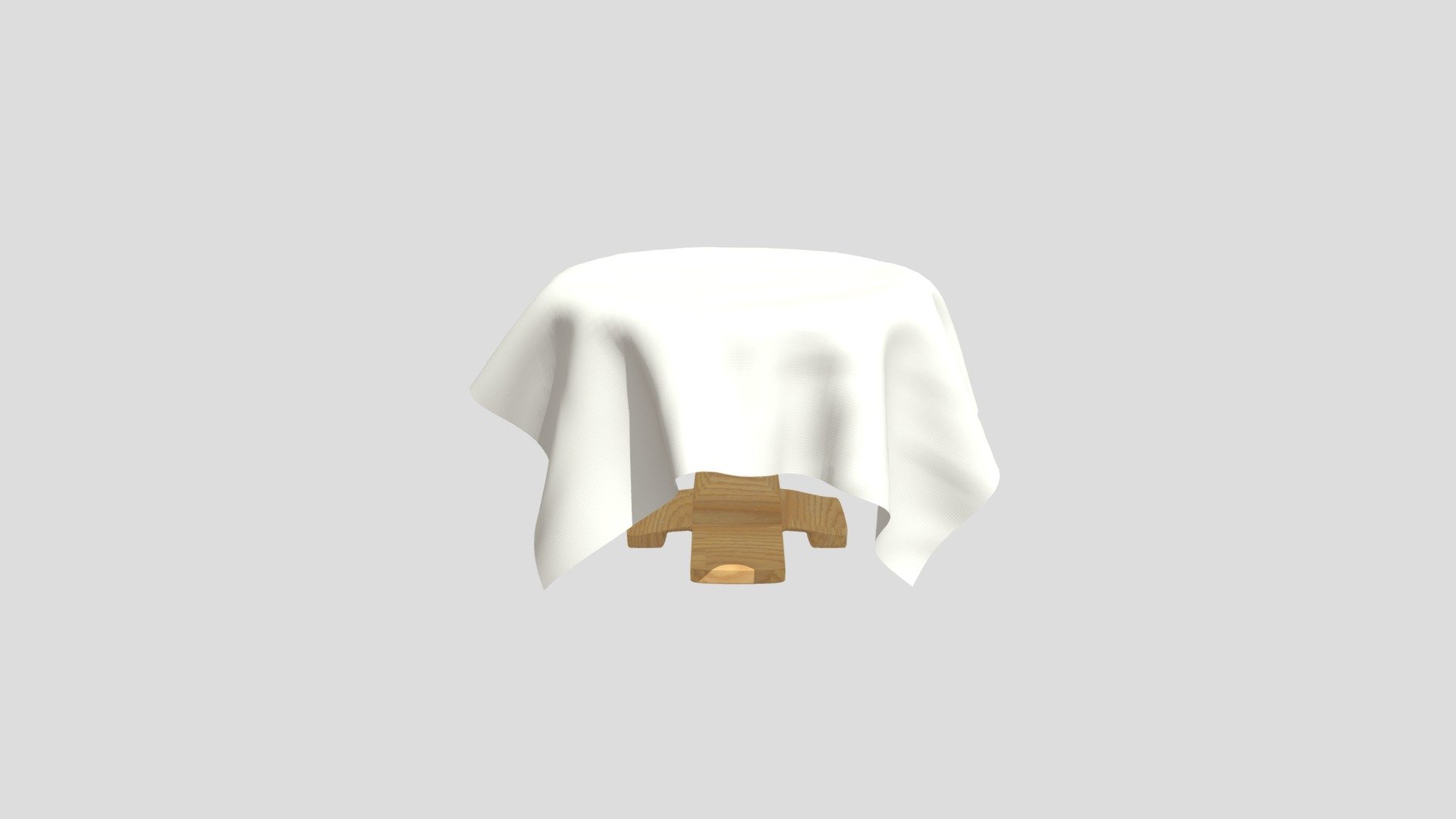 Table with Tablecloth