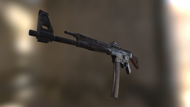 WW2 Maschinenpistole 44 - MP44 3D Model