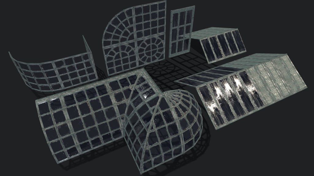 Industrial Set - Steel & Glass