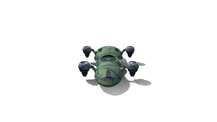 Hovercraft Max Zplus 3D Model
