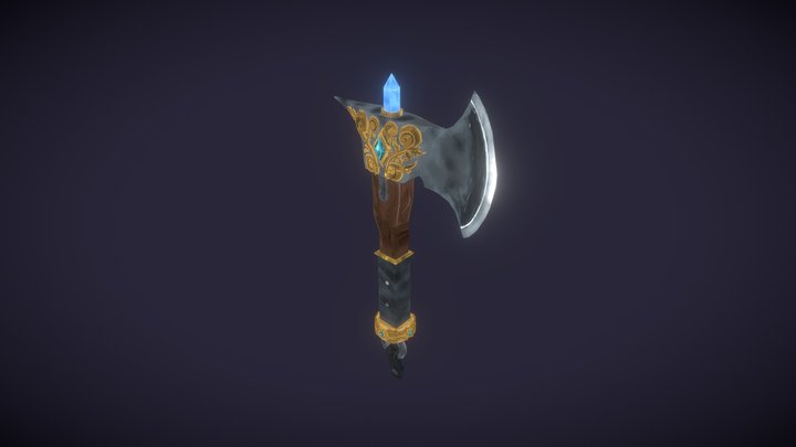 Weapon Axe 3D Model