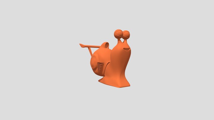 TURBO Snail 3D Model UV textured 3D Model