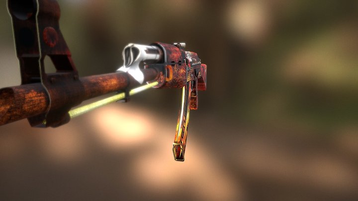 RG | "Cannibal" (Head Hunter Edition) | AK - 47 3D Model