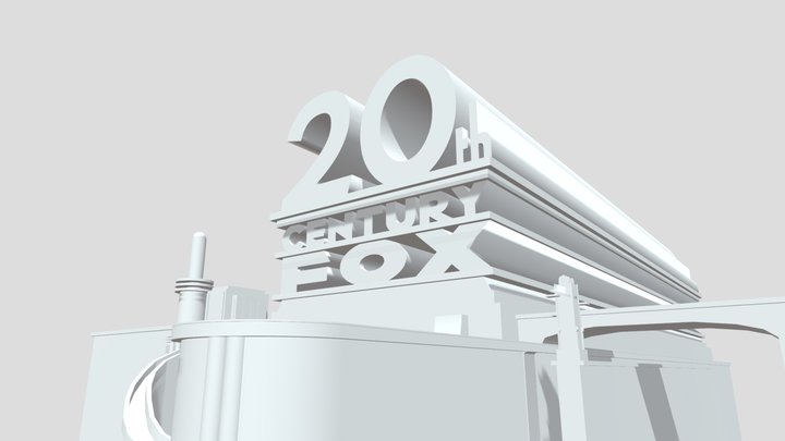 20th Century Fox logo 1935 Remake 3D Model