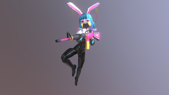 BERIN(Gun Action) 3D Model