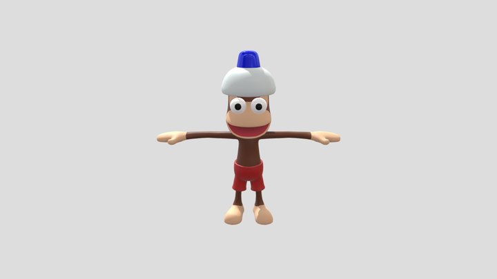 Pipo Monkey - Ape Escape 3D Model