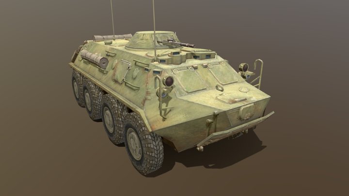 BTR-60PB – Free 3D Model STL