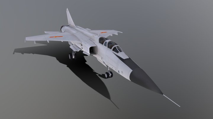 Xi'an JH-7A Feibao (China) – Free 3D Model STL