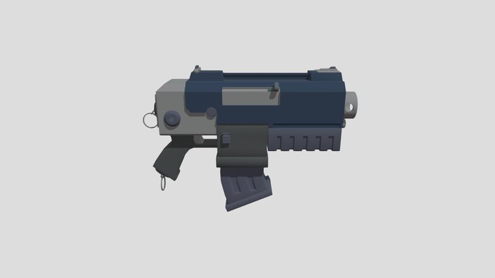Bolt Gun 3D Model