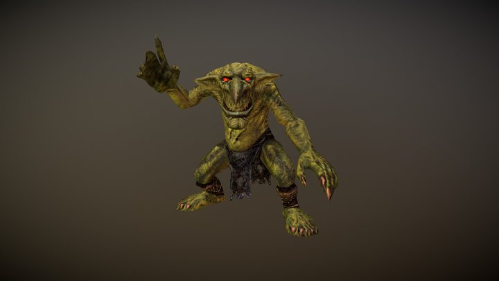 Goblin Animated 3D Model