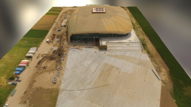 Construction site spatial modeling 3D Model