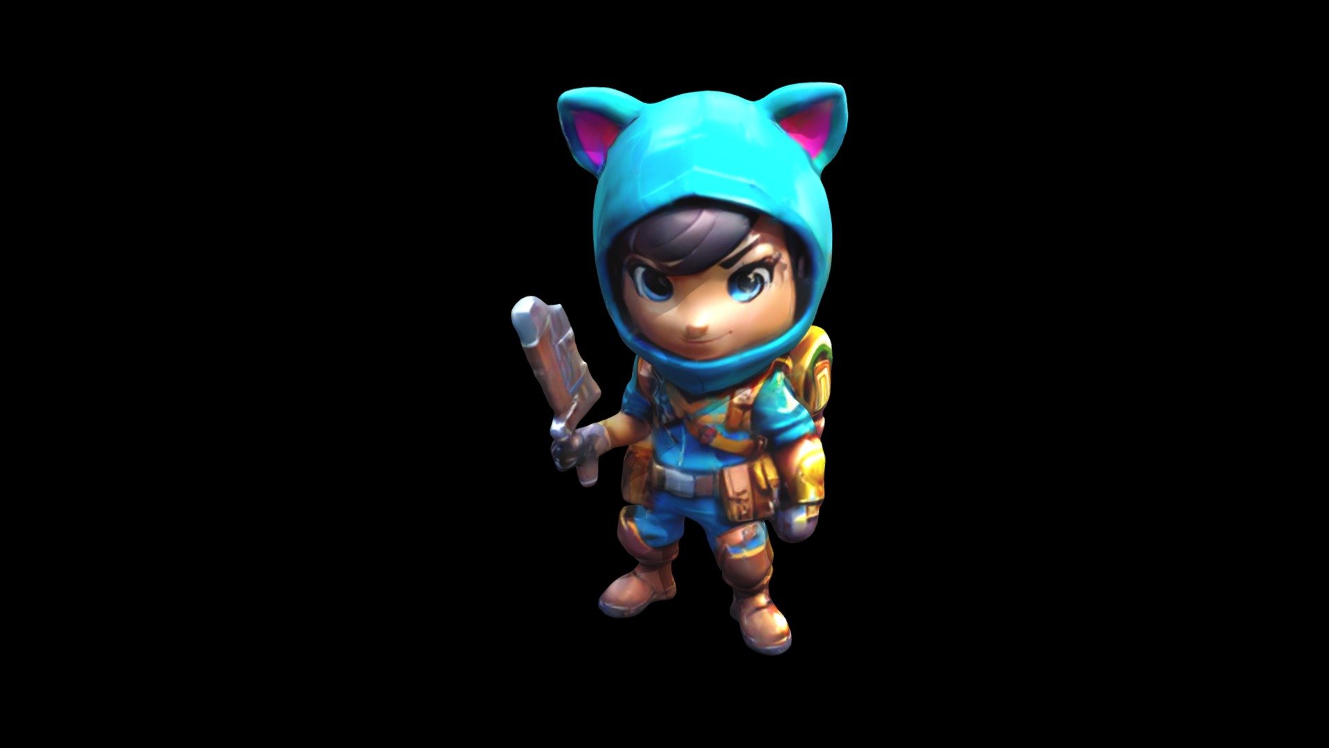 "Slyra, the Battle-Ready Cat-like Hero A Compreh - Download Free 3D ...