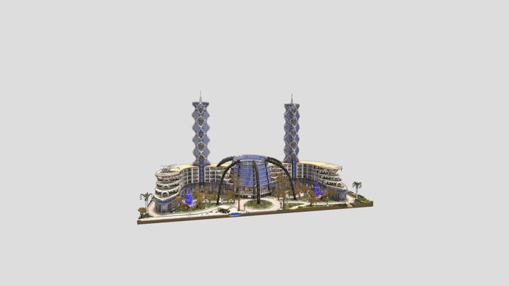 Smallfrys resort on sale 3D Model