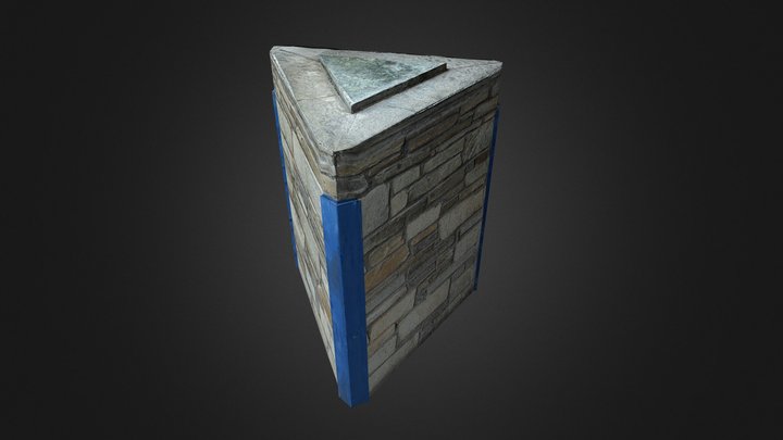 Stone Triange Attraction 3D Model