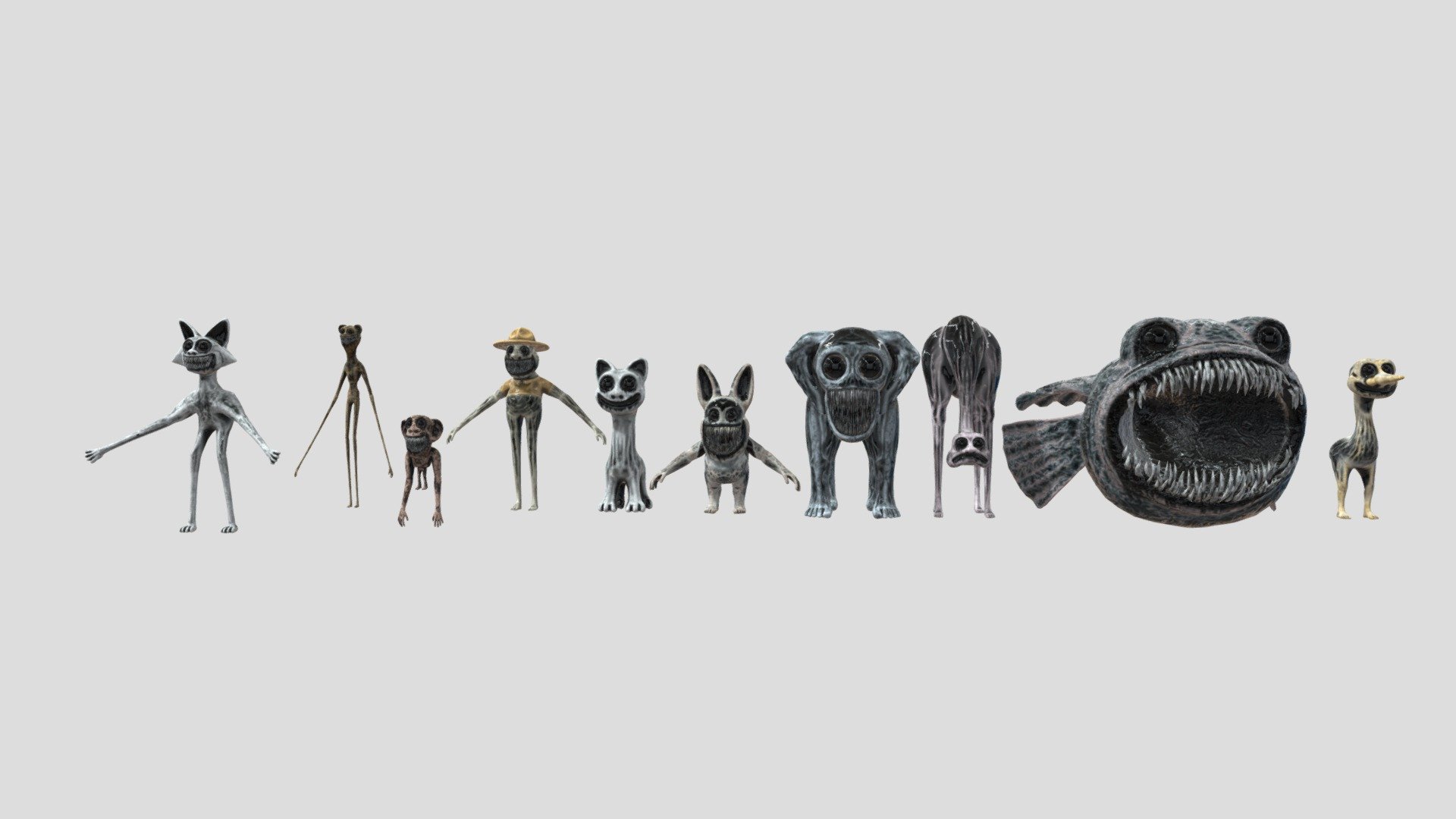 zoonomaly_-_monsters_1-10 - 3D model by alesandrojross10enzoetto ...