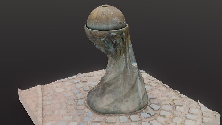 Water Fountain Nancy [Scan] 3D Model