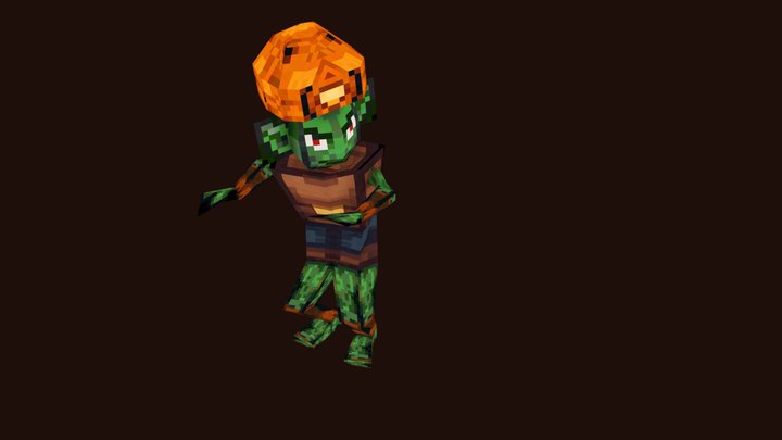 Crocojam #16: "Goblin worker" 3D Model