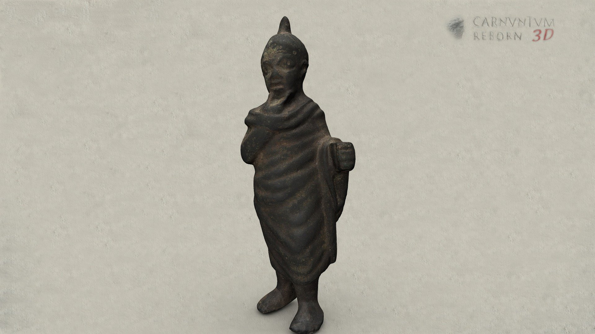Statuette eines Isispristers — Sketchfab embed 3D viewer