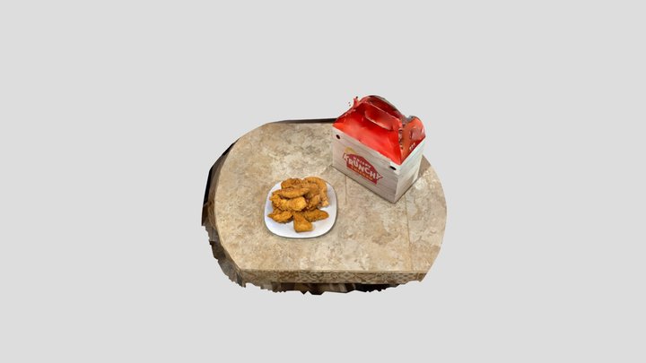 Krispy Krunchy Chicken 3D Model