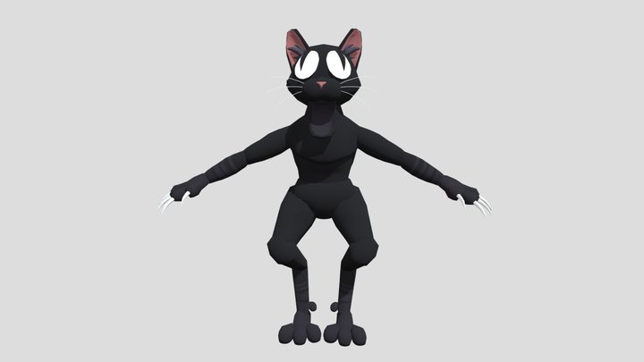 The Cat 99 Nights in the Forest | Rigged 3D Model