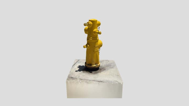 2nd fire hydrant 3D Model
