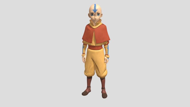 Avatar aang 3D Model