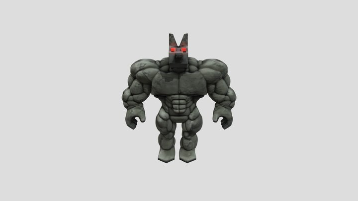 Stone Guardian 3D Model