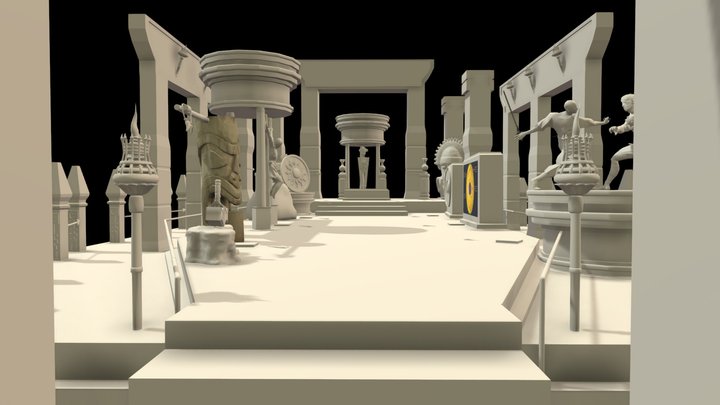 Historia del Amuleto 3D Model