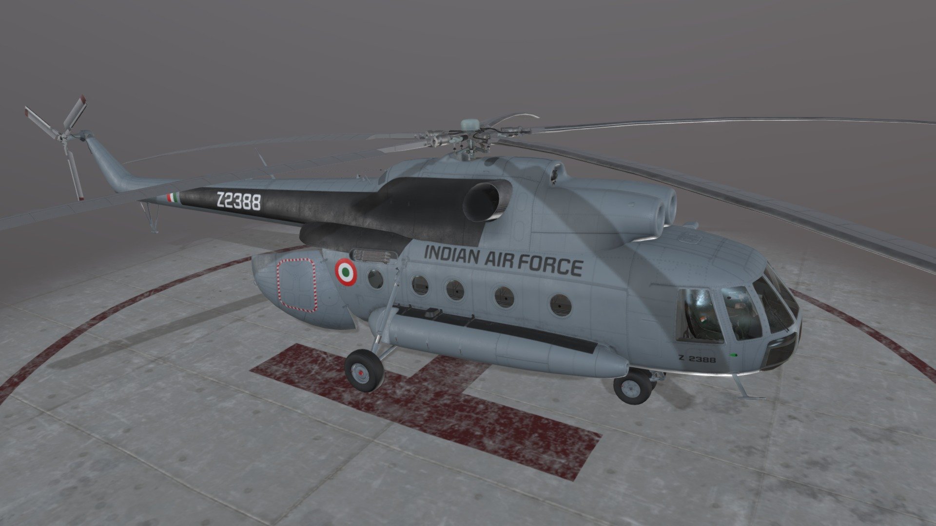 Mi-8T India Air Force Animated