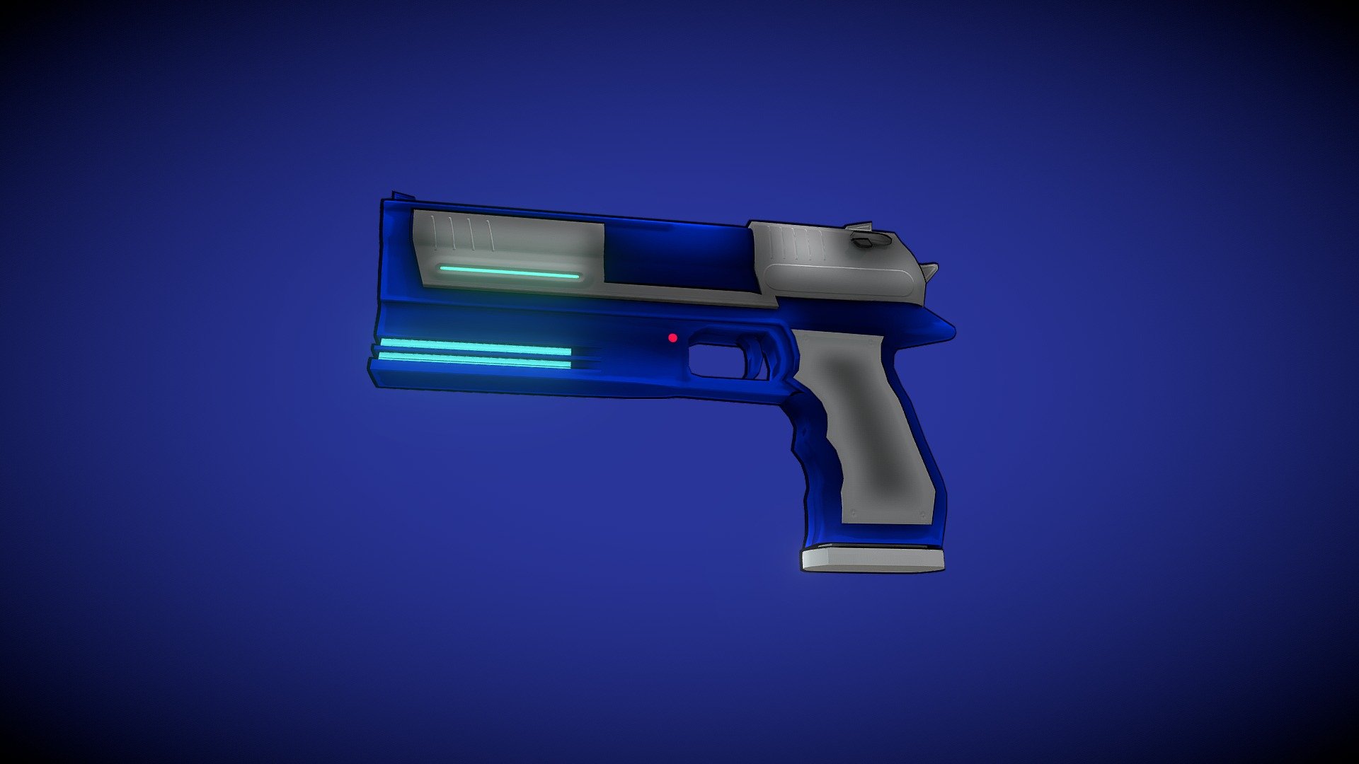 Pistola Cell Shading - 3D model by Mariano Ruiz González ...