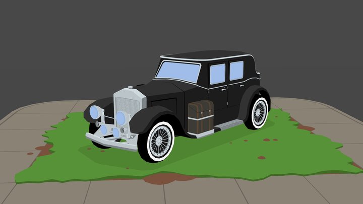 1920's Automobile 3D Model