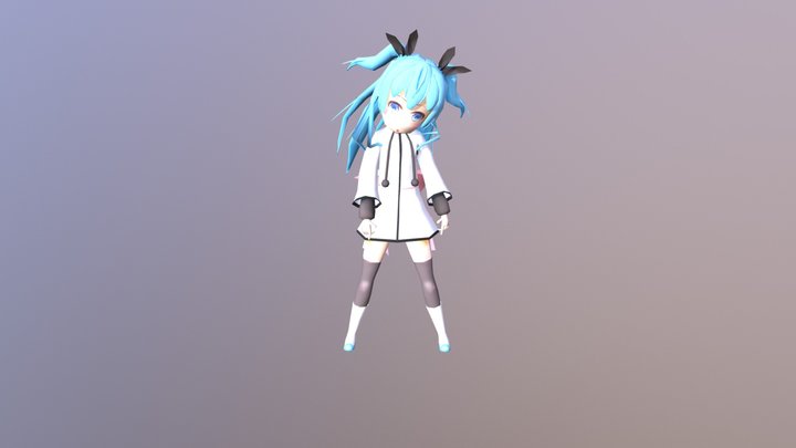 ノエル 疆屍舞 3D Model