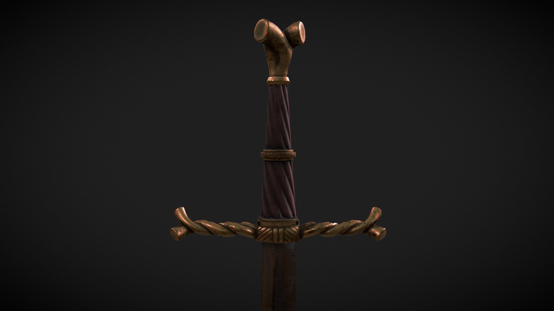 Medieval Sword - Download Free 3D model by T4iri [23b90b4] - Sketchfab