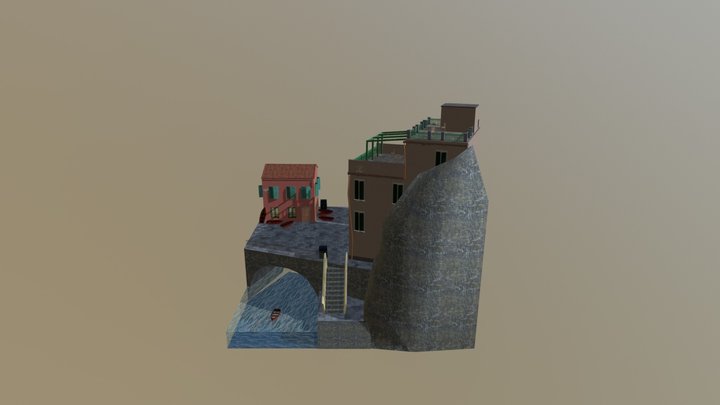 Cityscene Italy 3D Model