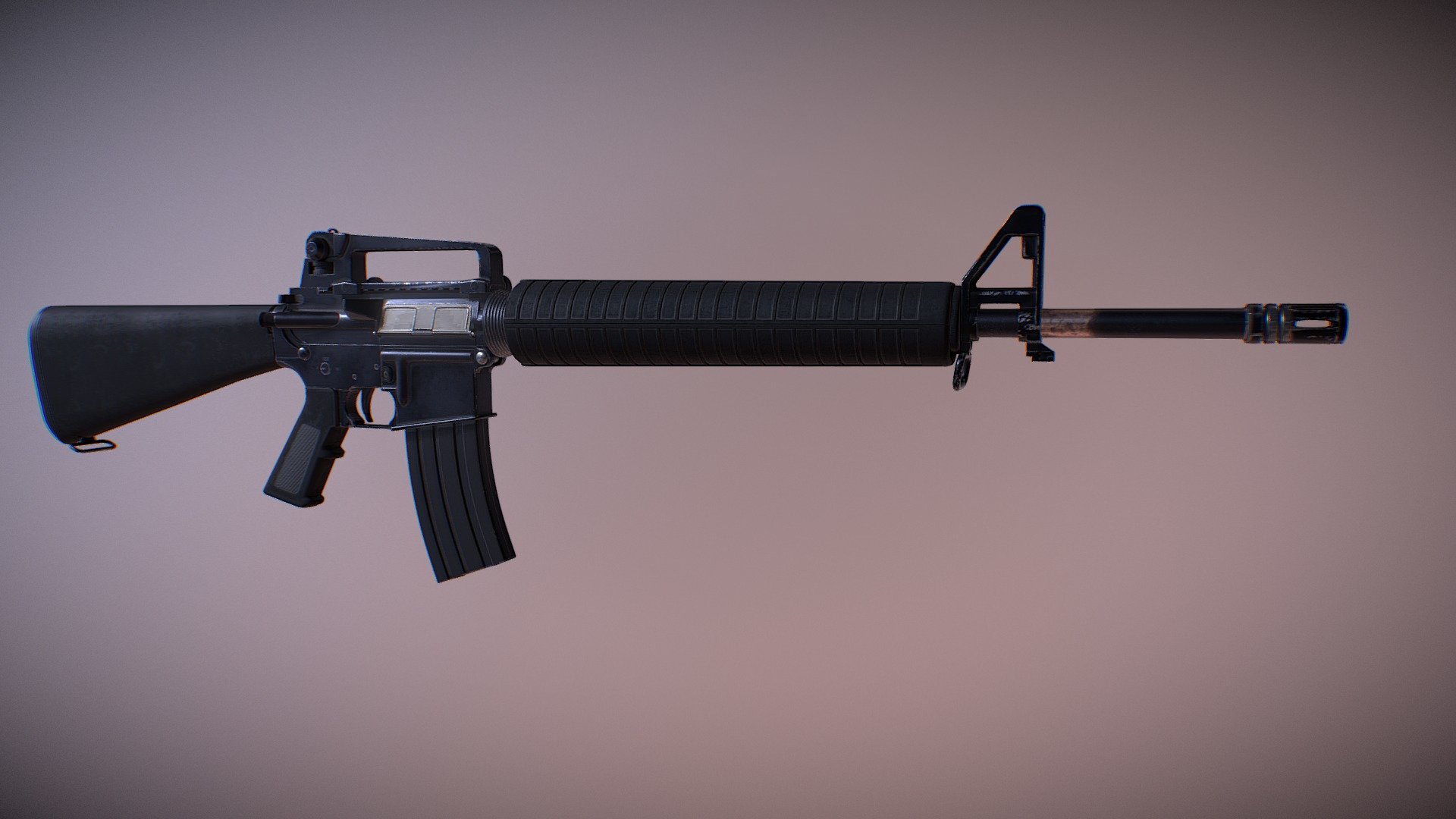 M16A4 Assault Rifle - 3D model by pbekesky [23b96ff] - Sketchfab