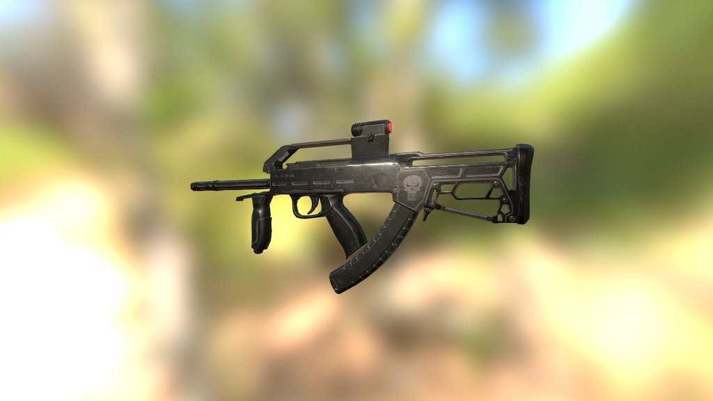 Gun_R1 - 3D model by bcecbit [23ba8c3] - Sketchfab
