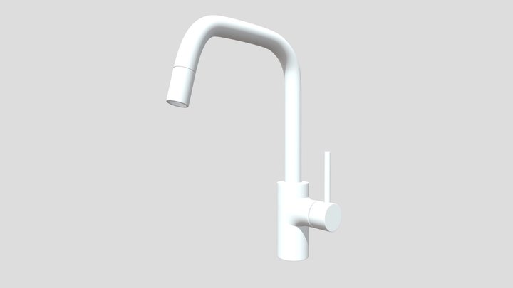 IKEA Almaren Pull Out Spout Faucet 3D Model