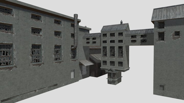 Bld_lrg_factory 3D Model
