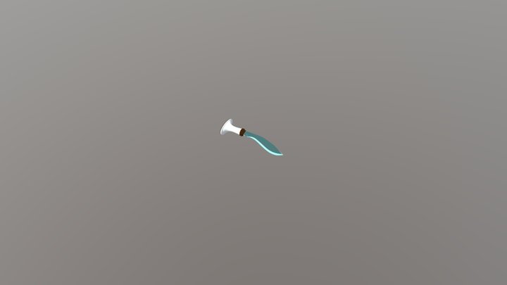 khukuri knife 3D Model
