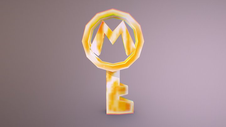 Super Mario 64 DS - The Mario Key 3D Model