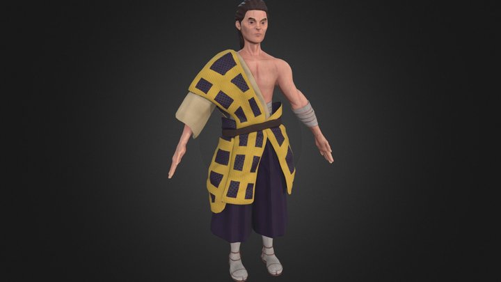 Samurai 3D Model