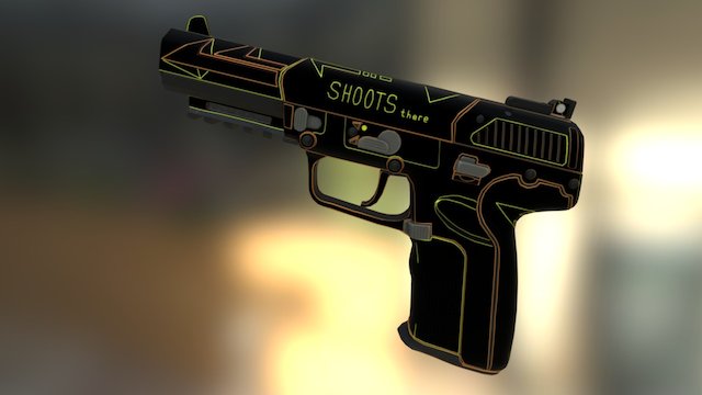 Five-seven Tutorial 3D Model